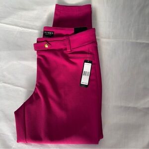 Soho Fuchsia Trousers with Gold Button